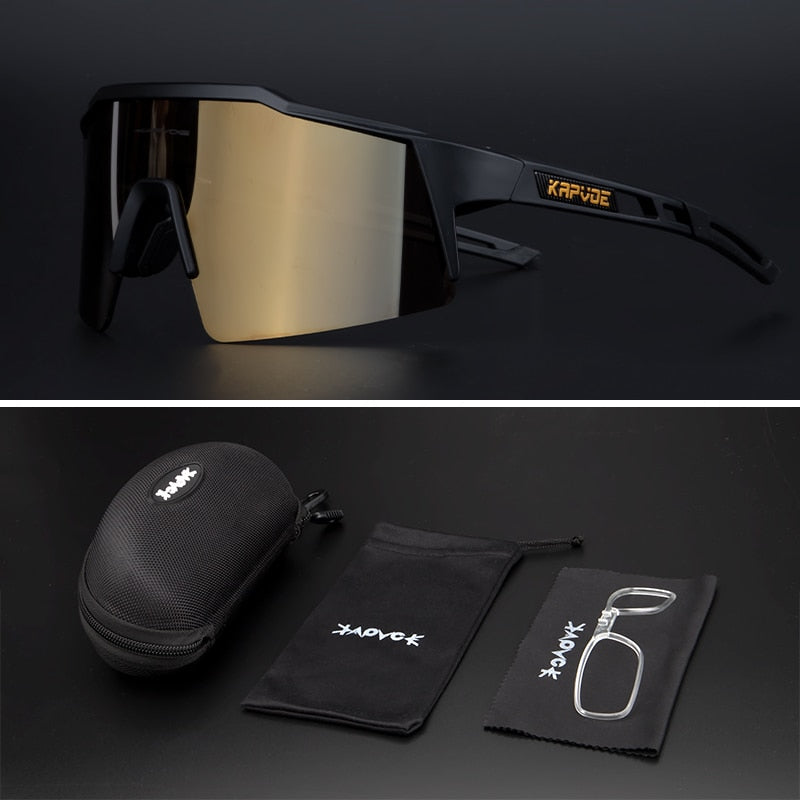 Polarized Cycling Sunglasses - UV400, Unisex MTB/Bike/Road Glasses, Sports Eyewear.