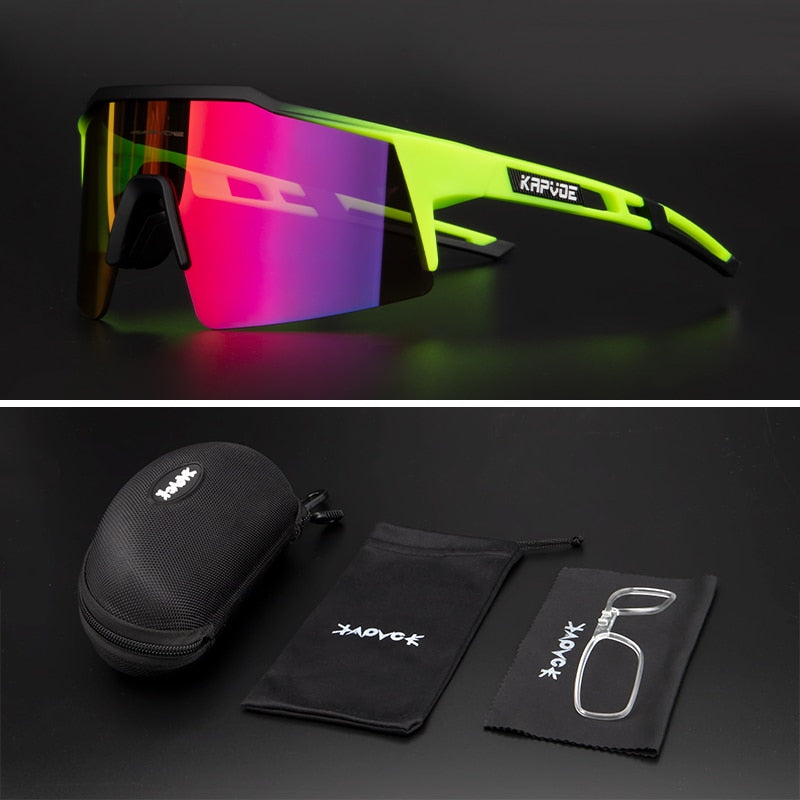 Polarized Cycling Sunglasses - UV400, Unisex MTB/Bike/Road Glasses, Sports Eyewear.