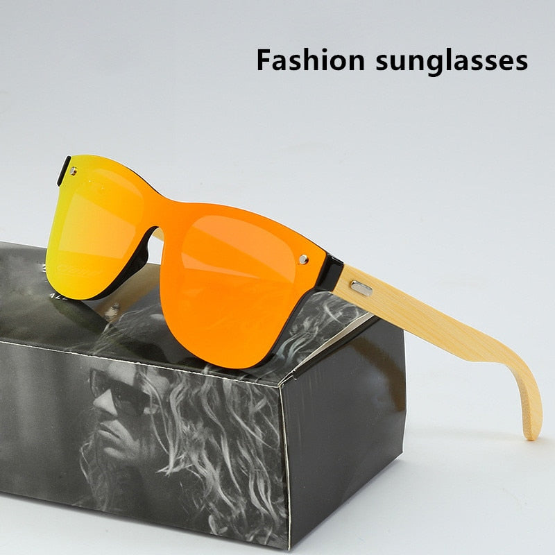 "Unisex Wooden Sunglasses - Polarized, Fashion, Sustainable Wood.