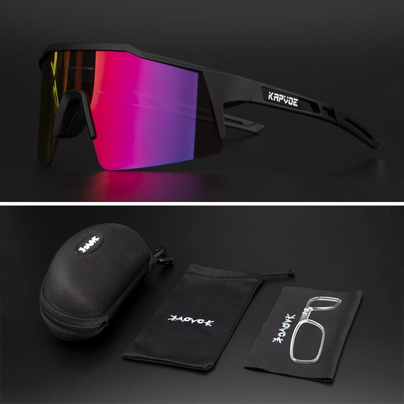 Polarized Cycling Sunglasses - UV400, Unisex MTB/Bike/Road Glasses, Sports Eyewear.