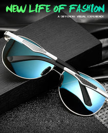 Polarized Sunglasses - Aluminum Magnesium Frame for Men & Women