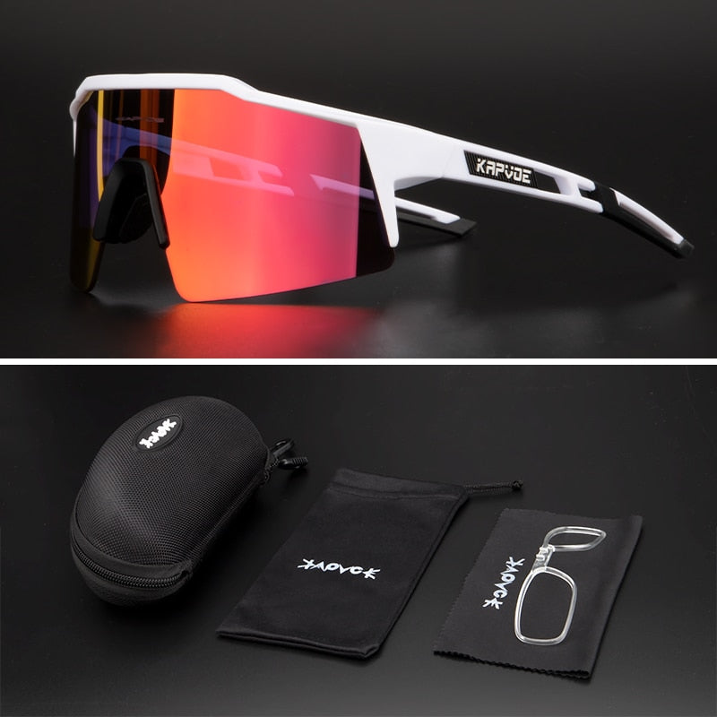 Polarized Cycling Sunglasses - UV400, Unisex MTB/Bike/Road Glasses, Sports Eyewear.