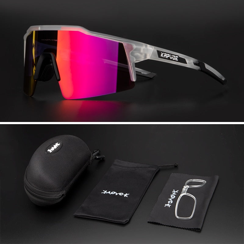 Polarized Cycling Sunglasses - UV400, Unisex MTB/Bike/Road Glasses, Sports Eyewear.